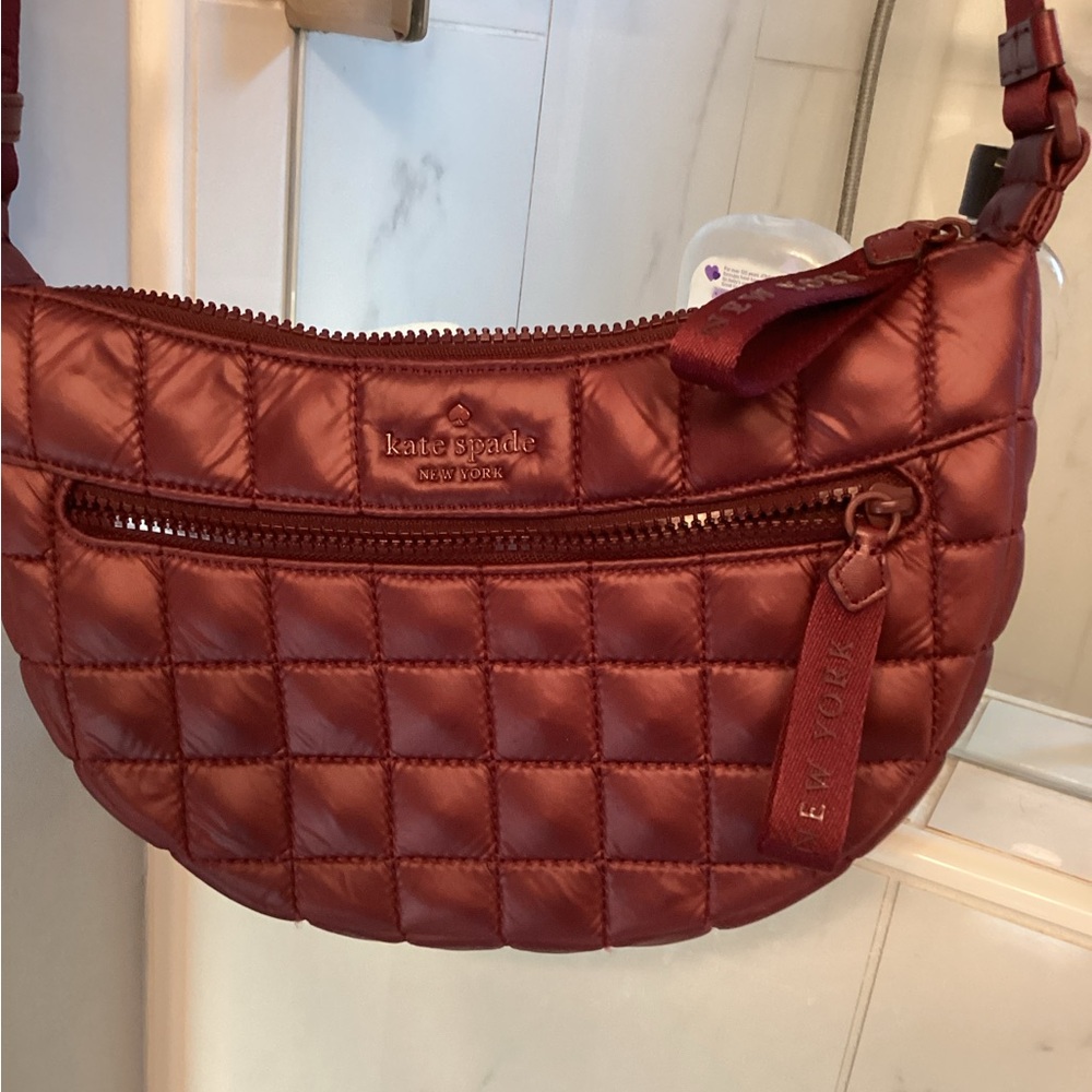 Kate Spade Camden Quilted Crescent Sling Bag